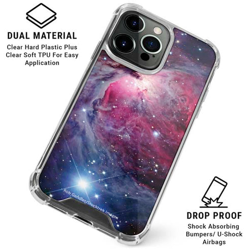 The Orion Nebula Pink iPhone 16 Pro Clear Case